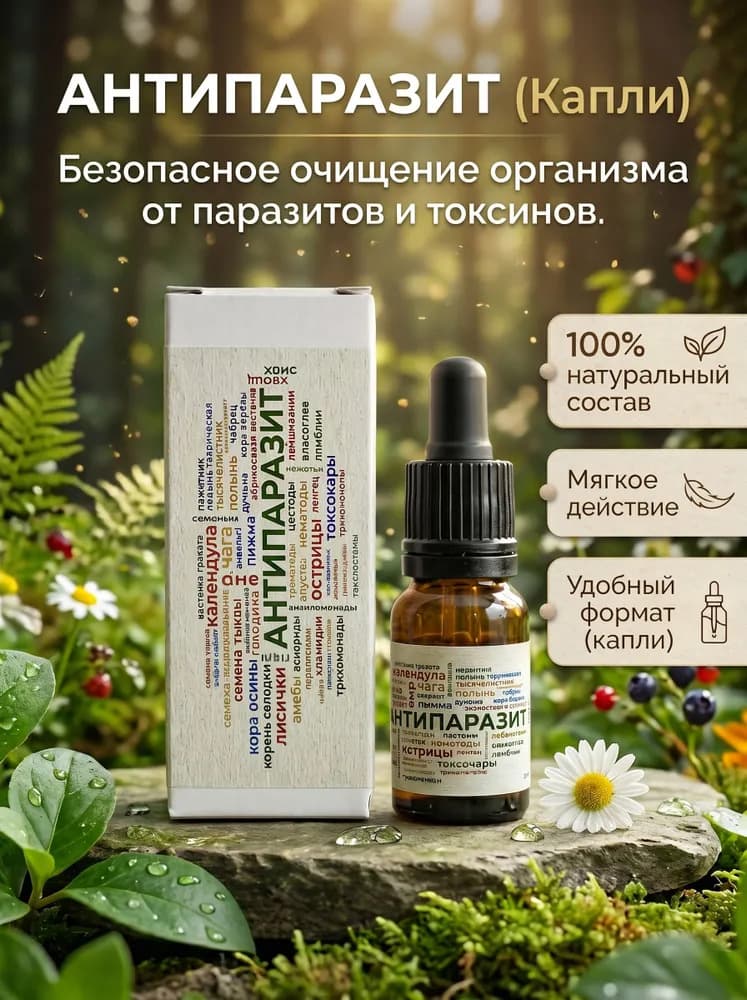 Капли АНТИПАРАЗИТ MIRASANITAS image